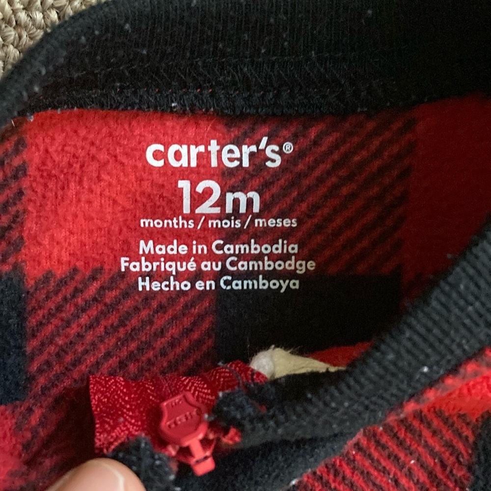 Burt's Bees/Carter's fleece sleepers - Picture 2 of 16